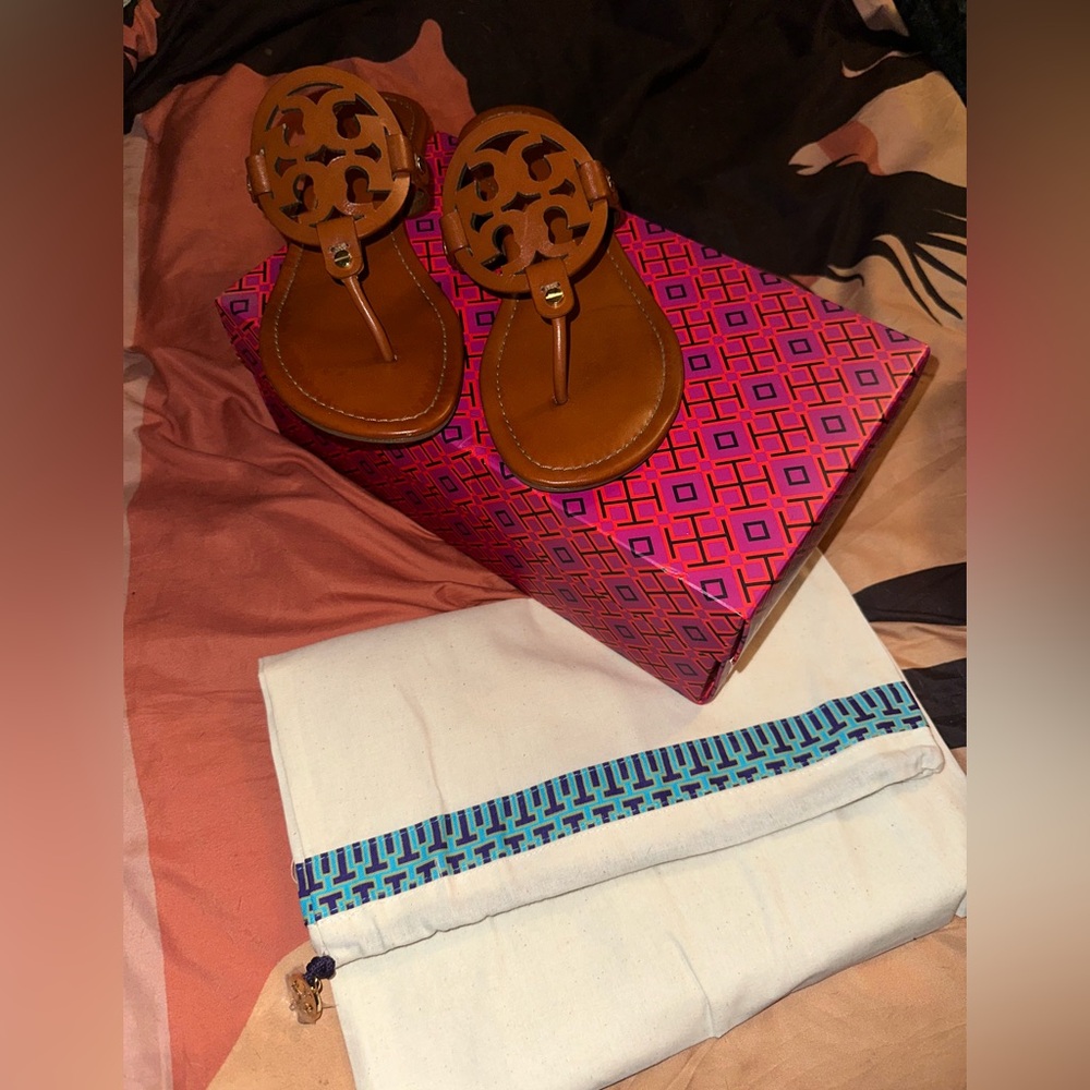 Brown Sandals with Cutout Design